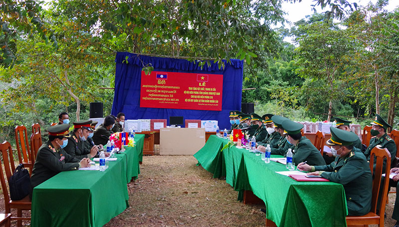 Hội đàm trao đổi tình hình biên giới 2 tỉnh Quảng Bình – Khăm Muộn 