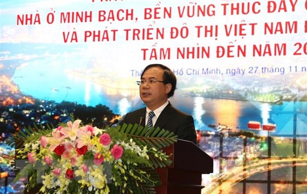 Thứ trưởng Bộ Xây dựng Nguyễn Văn Sinh. (Ảnh: Trần Xuân Tình/TTXVN)