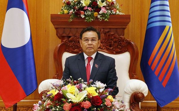 Chủ tịch Quốc hội Lào Saysomphone Phomvihane sắp thăm Việt Nam