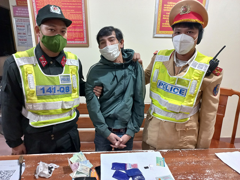 Lực lượng Cảnh sát 141QB bắt đối tượng tàng trữ ma túy