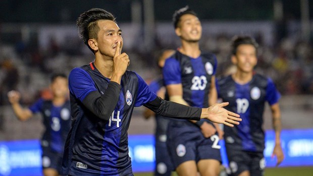  Khát khao thể hiện và sức trẻ là những yếu tố không thể xem thường ở đội bóng Campuchia. (Nguồn: goal.com)