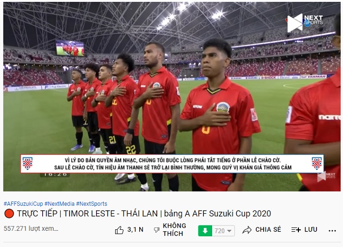  Thông báo trước trận Thái Lan - Timor Leste ngày khai mạc AFF Cup 2020