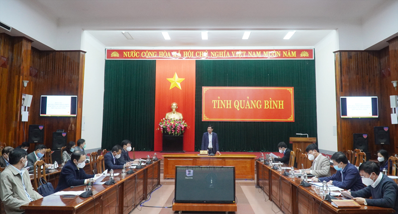 Đồng chí Phó Chủ tịch UBND tỉnh Hồ An Phong phát biểu kết luận hội nghị.