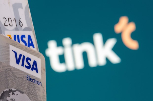 Visa đã mua lại công ty công nghệ tài chính Tink với giá 2,1 tỷ USD. (Ảnh: Reuters)