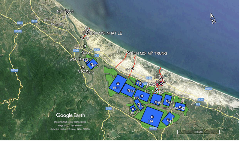 Hình ảnh minh họa cho 4 nhóm giải pháp thoát lũ cho khu vực Lệ Thủy - Quảng Ninh.