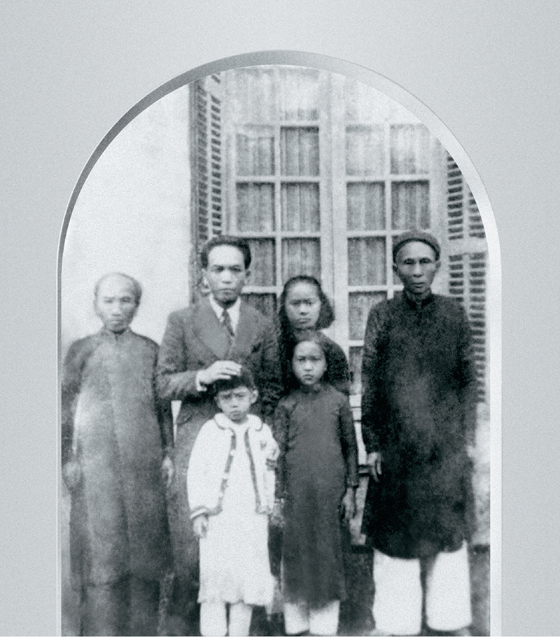 Gia đình Đại tướng (1931). Ảnh: Tư liệu.