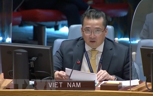 Đại sứ Phạm Hải Anh, Đại biện lâm thời của Việt Nam tại Liên hợp quốc. (Ảnh: TTXVN)