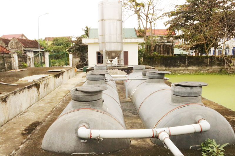 Công trình công trình xử lý nước thải Bệnh viện đa khoa Bắc Quảng Bình.