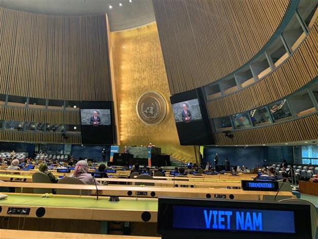 Tổng Thư ký Liên hợp quốc Antonio Guterres khẳng định Việt Nam là nhân tố quan trọng đóng góp vào hòa bình, ổn định trong khu vực. (Ảnh: Hữu Thanh/TTXVN)