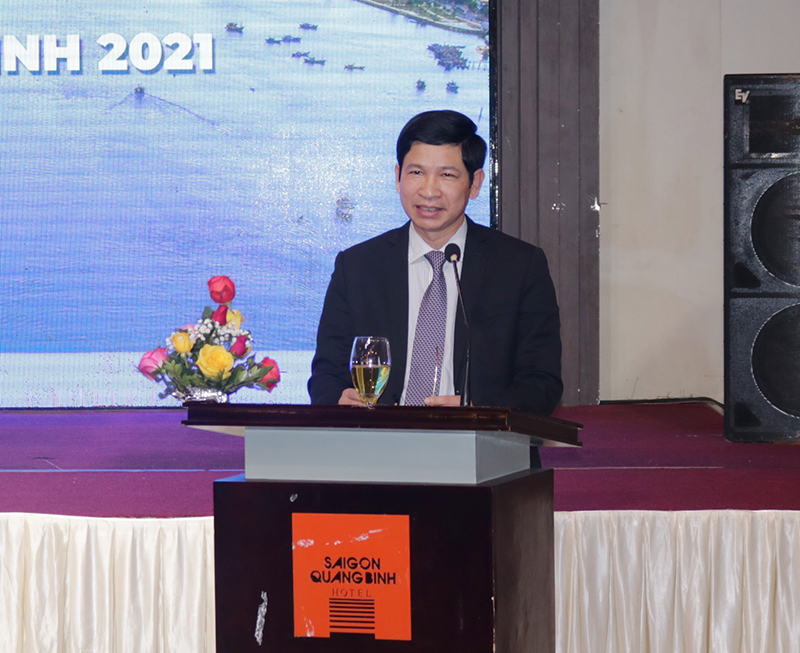  Đồng chí Hồ An Phong, Phó Chủ tịch UBND tỉnh phát biểu tại hội nghị.