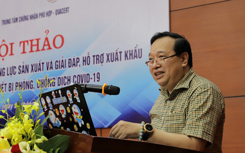 Bị can Nguyễn Minh Tuấn, nguyên Vụ trưởng Vụ trang thiết bị và công trình y tế thuộc Bộ Y tế.
