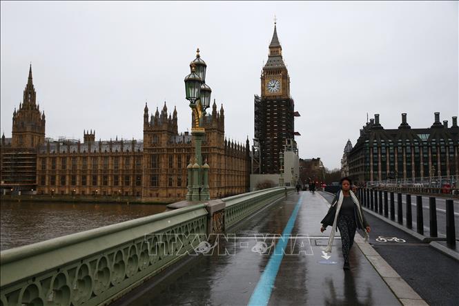  Đồng hồ Big Ben tại thủ đô London, Anh ngày 29-12-2021. Ảnh: AFP/TTXVN