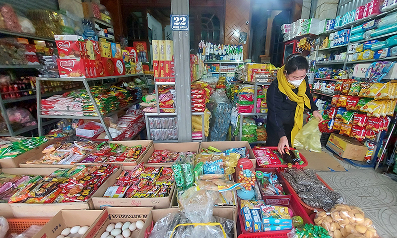 Hàng Việt Nam chiếm trên 80% số lượng hàng hóa đang lưu thông trên địa bàn huyện Tuyên Hóa.