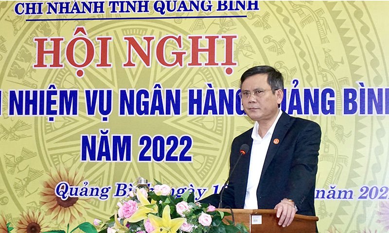 Đồng chí Chủ tịch UBND tỉnh Trần Thắng phát biểu chỉ đạo tại hội nghị.