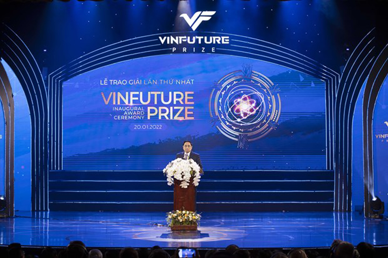 Thủ tướng Phạm Minh Chính phát biểu tại sự kiện. (Ảnh: VinGroup)