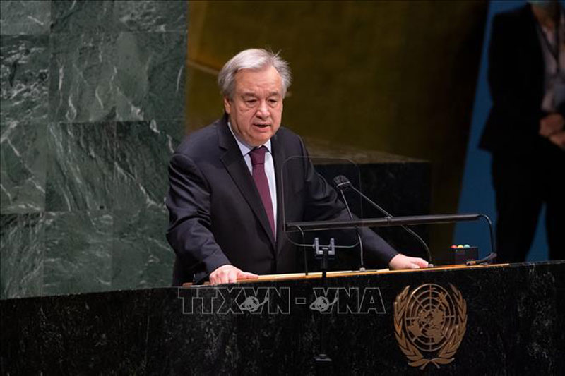  Tổng Thư ký Liên hợp quốc Antonio Guterres. (Ảnh: THX/TTXVN)