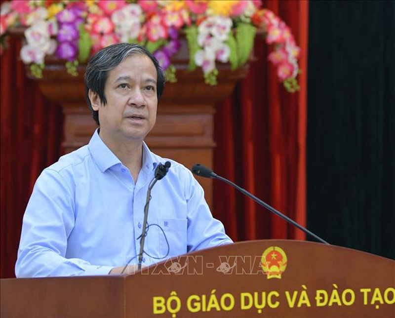  Bộ trưởng Bộ GD&ĐT Nguyễn Kim Sơn. Ảnh: TTXVN phát