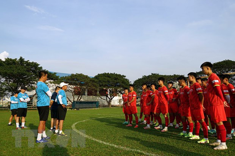 Tuyển U23 Việt Nam bảo đảm phòng dịch, sẵn sàng gặp Singapore