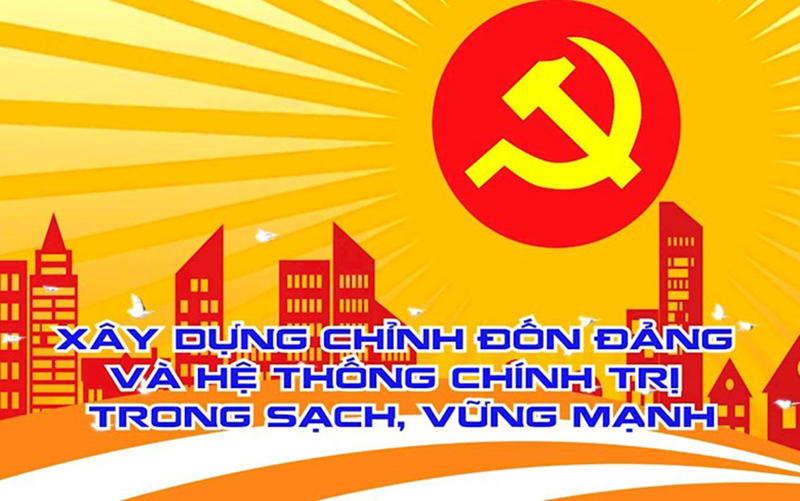Công cuộc xây dựng, chỉnh đốn Đảng tiếp tục được đẩy mạnh toàn diện. Ảnh: Báo điện tử Đảng Cộng sản Việt Nam