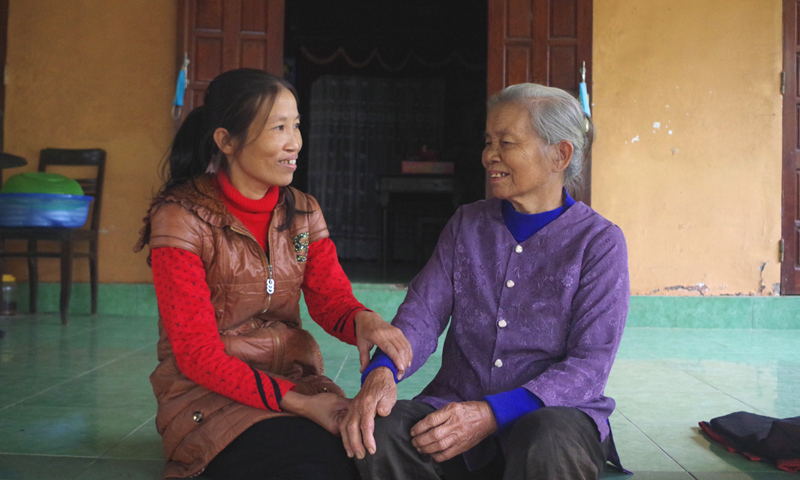 Chị Nguyễn Thị Lệ luôn có mẹ đồng hành và ủng hộ trong cuộc sống cũng như quyết định hiến tạng