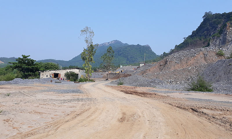 Năm 2021, thu cấp quyền khai thác khoáng sản là một trong những khoản thu đạt cao của huyện Quảng Ninh.
