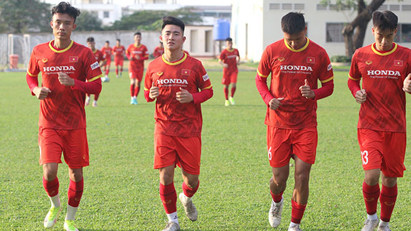 Đội U23 VN tự tin bước vào giải U23 Đông Nam Á 2022. Ảnh: VFF