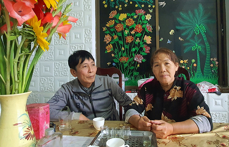 Vợ chồng ông Ngô Thanh Huân và bà Võ Thị Diền.