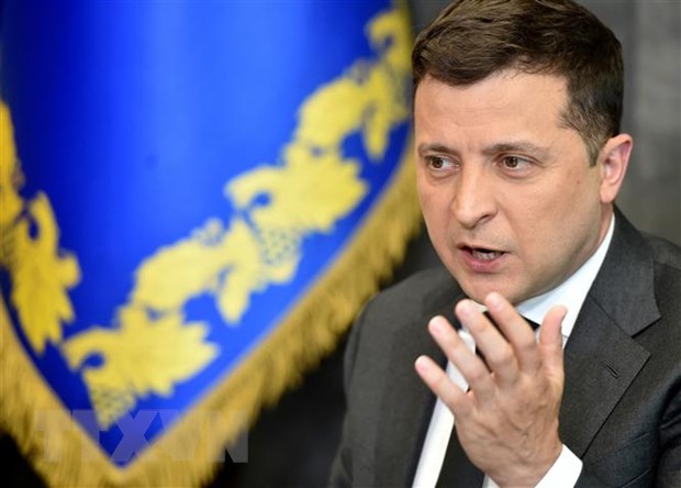 Tổng thống Ukraine Volodymyr Zelensky. (Ảnh: AFP/TTXVN)