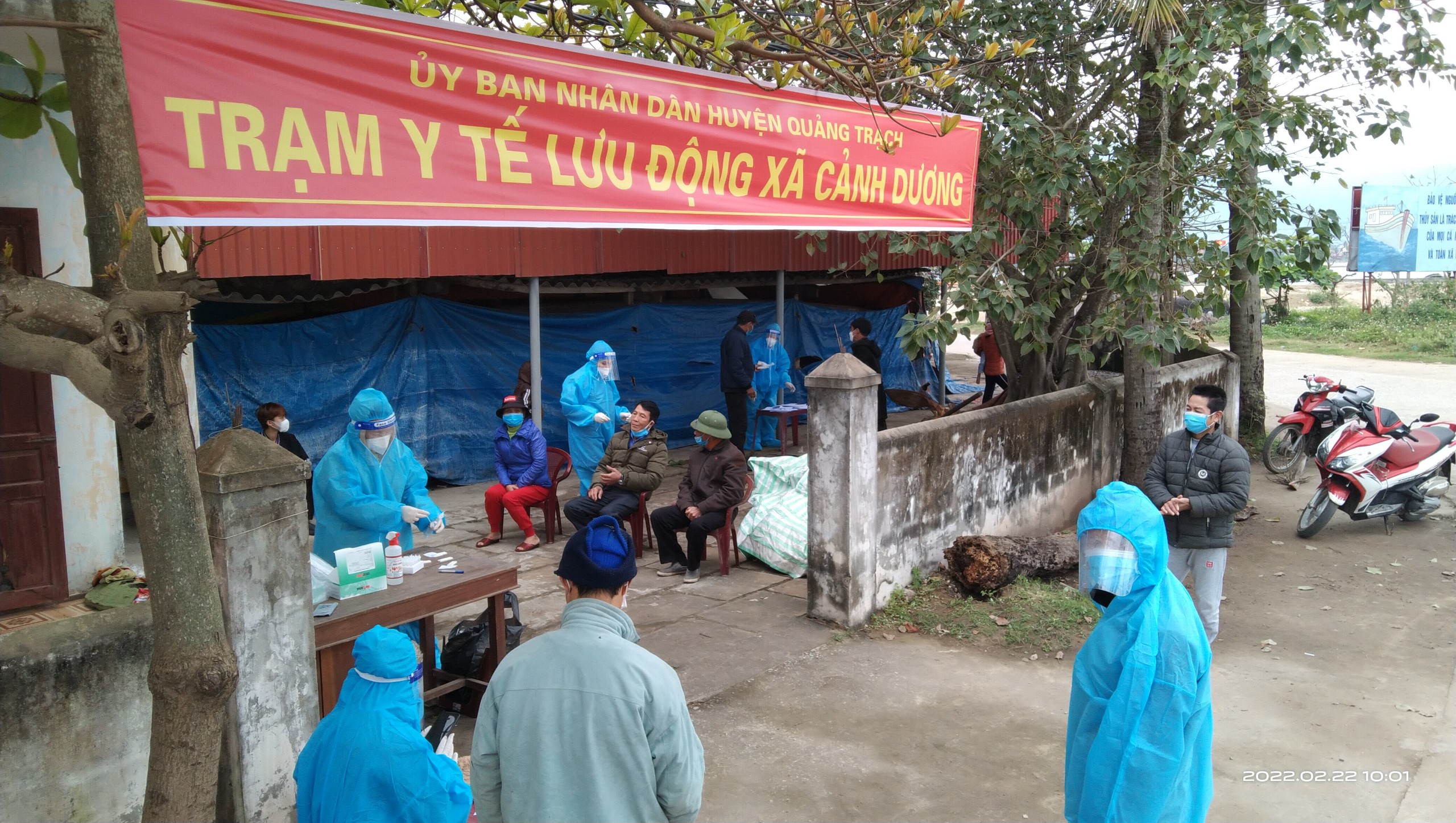 Thành lập Trạm y tế lưu động ở xã Cảnh Dương để phòng chống dịch Covid-19