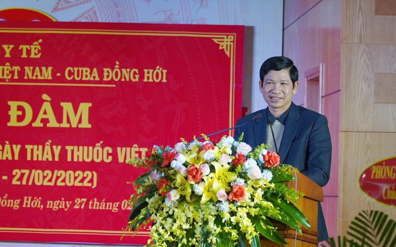 Đồng chí Phó Chủ tịch UBND tỉnh Hồ An Phong gửi lời tri ân sâu sắc đến đội ngũ y bác sỹ, nhân viên y tế nhân Ngày Thầy thuốc Việt Nam 27/2.