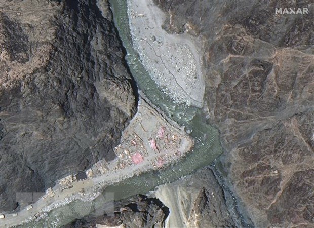 Đường kiểm soát thực tế (LAC) ở biên giới Ấn Độ-Trung Quốc. (Ảnh: AFP/TTXVN)