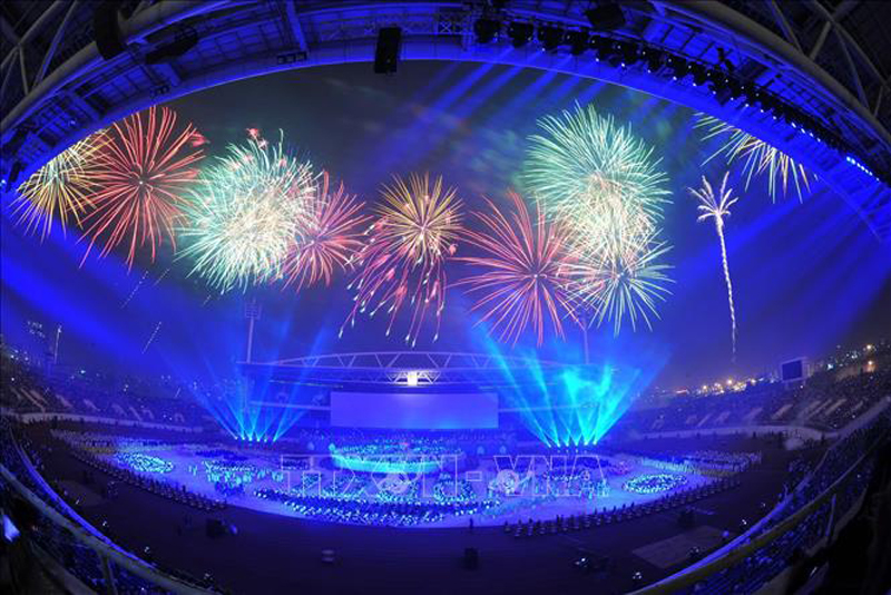 Lễ khai mạc SEA Games 31 sẽ diễn ra ngày 12/5 tại Sân vận động quốc gia Mỹ Đình; lễ bế mạc sẽ diễn ra ngày 23/5, tại Cung Điền kinh trong nhà Hà Nội. Ảnh: TTXVN