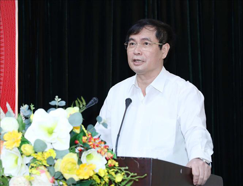 Đồng chí Phan Xuân Thuỷ, Phó Trưởng Ban Tuyên giáo Trung ương. Ảnh: Phương Hoa/TTXVN