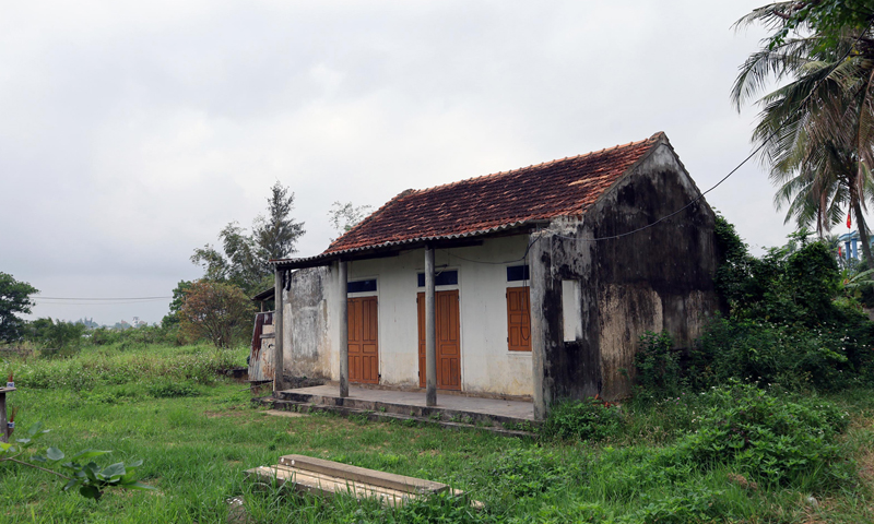 Ngôi nhà của cụ bà Nguyễn Thị Niệu hiện đang  