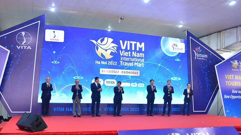 Khai mạc Hội chợ VITM Hà Nội 2022.