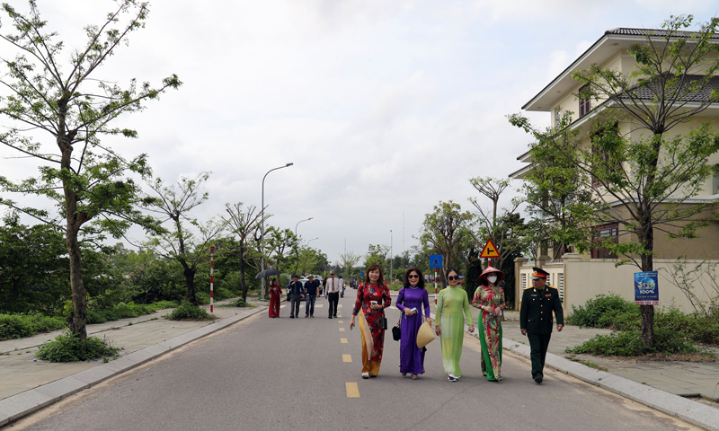 Tuyến phố mang tên cụ Võ Khắc Triển nối đường Trần Quang Khải với đường Lý Thường Kiệt thuộc phường Đồng Phú (TP. Đồng Hới).