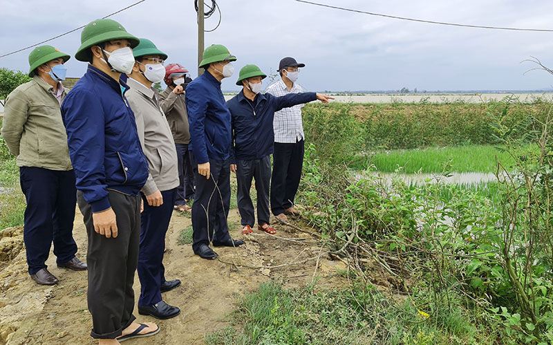 Bộ Nông nghiệp-PTNT kiểm tra tình hình thiệt hại do mưa lũ tại Quảng Bình