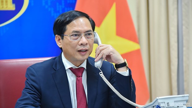 Bộ trưởng Bùi Thanh Sơn diện đàm với Bộ trưởng Ngoại giao Trung Quốc