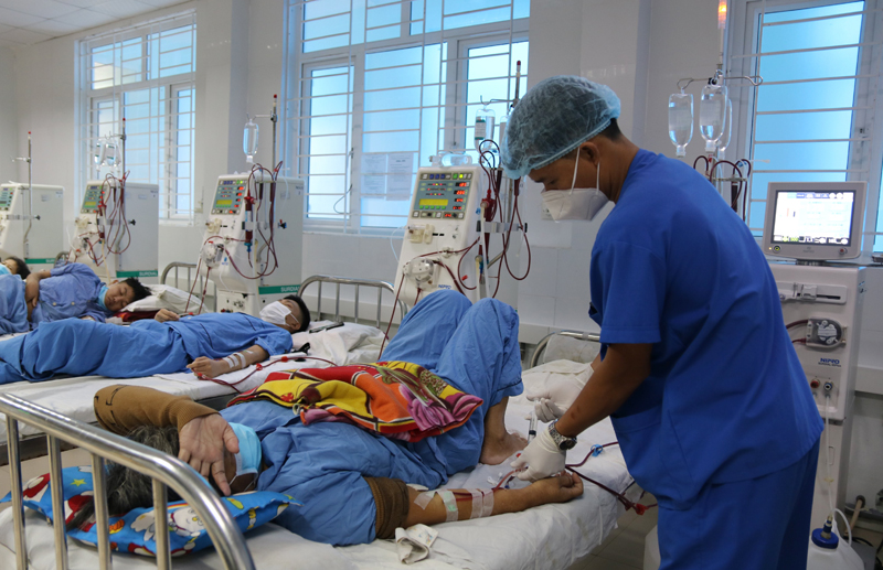 Các bệnh viện đa khoa tuyến huyện đã nỗ lực cố gắng đầu tư trang thiết bị máy móc y tế trong triển khai khám chữa bệnh cho nhân dân.