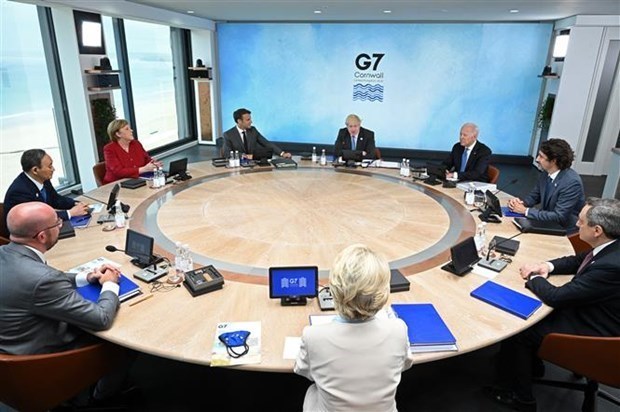Các nhà lãnh đạo G7. (Ảnh: AFP/TTXVN)