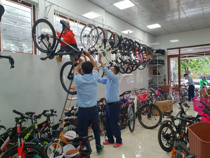 Đội QLTT số 7 kiểm tra hộ kinh doanh CU KY chuyên kinh doanh xe đạp các loại.