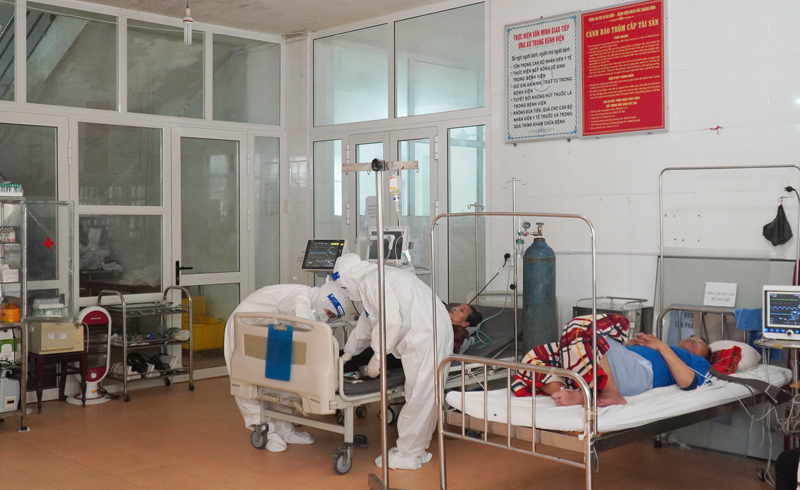 Bệnh viện đa khoa khu vực Bắc Quảng Bình luôn nỗ lực chăm sóc, điều trị kịp thời cho bệnh nhân mắc Covid-19.