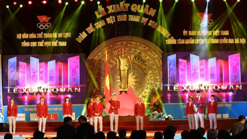 Dự kiến, Đoàn thể thao Việt Nam tổ chức Lễ xuất quân dự SEA Games 31 vào ngày 28/4/2022, tại Hà Nội. Ảnh: sovhtt.hanoi.gov.vn
