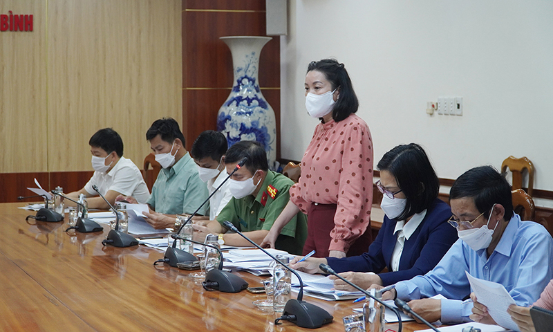  Đồng chí Nguyễn Minh Tâm phát biểu kết luận buổi giám sát