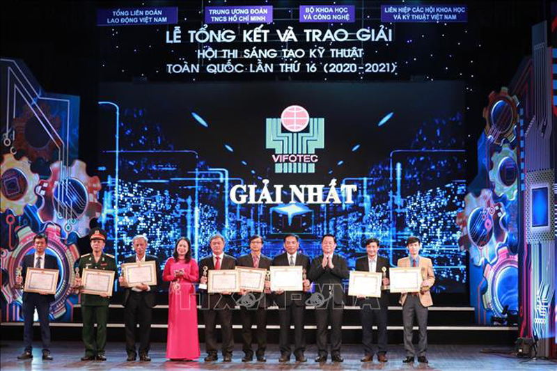 84 công trình đoạt Giải thưởng Sáng tạo khoa học công nghệ Việt Nam