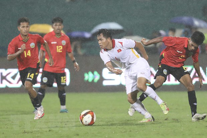 SEA Games 31: U23 Việt Nam thắng thuyết phục 2-0 trước U23 Timor Leste