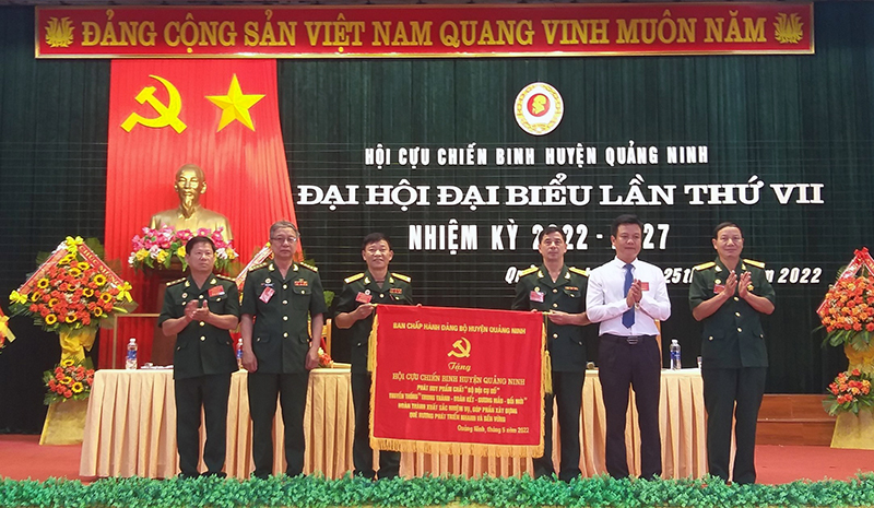Đại hội đại biểu Hội Cựu chiến binh huyện Quảng Ninh lần thứ VII, nhiệm kỳ 2022-2027