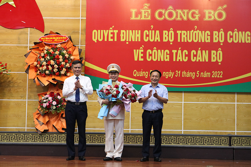 Đại tá Nguyễn Hữu Hợp giữ chức vụ Giám đốc Công an tỉnh Quảng Bình