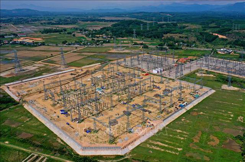 Dự án đường dây 500 kV Quảng Trạch-Dốc Sỏi sẵn sàng đóng điện