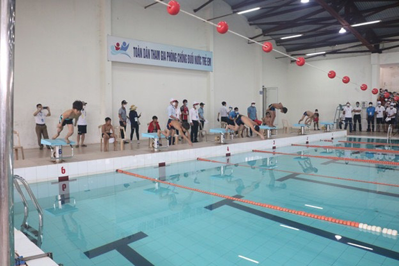 Giải điền kinh, bơi lội HS là hoạt động được ngành GD-ĐT chú trọng tổ chức nhằm phát triển phong trào TDTT trường học.